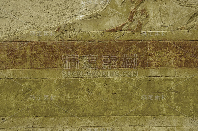 埃及神庙石头的纹理