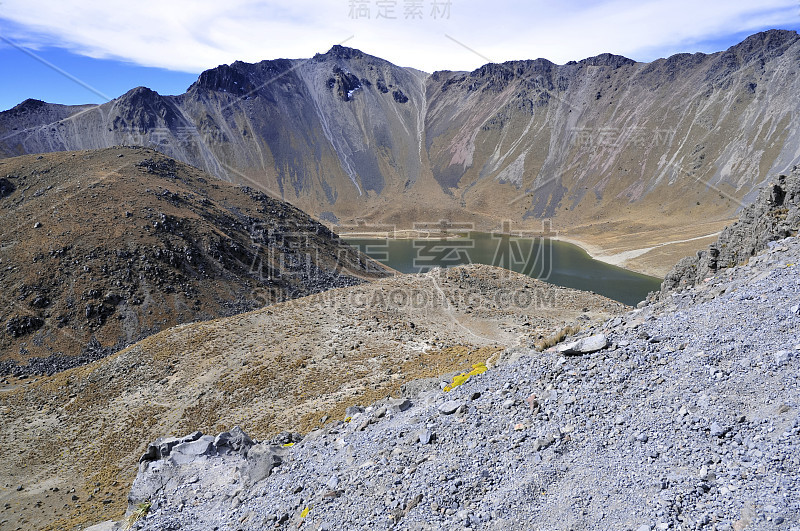 阿尔卑斯山周围内华达德托卢卡火山，墨西哥