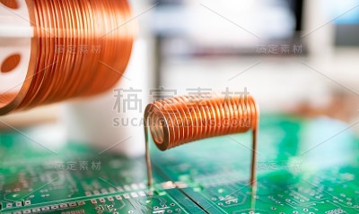 特写大和小线圈