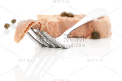 奢华的金枪鱼背景。