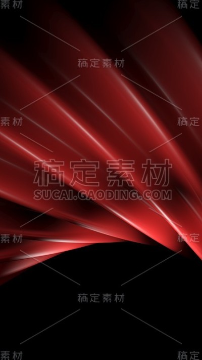 背景红色波浪表面-三维渲染插图