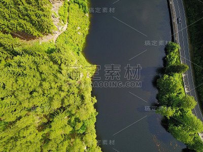 哈兹国家公园的小水坝