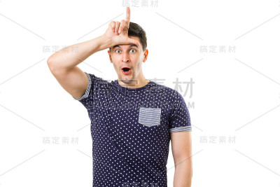 年轻人的手势