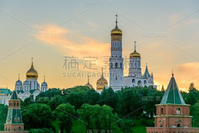 莫斯科克里姆林宫。俄罗斯,莫斯科