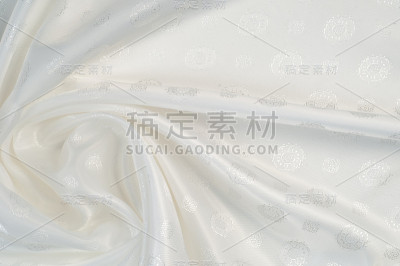 丝织质地，抽象图案，