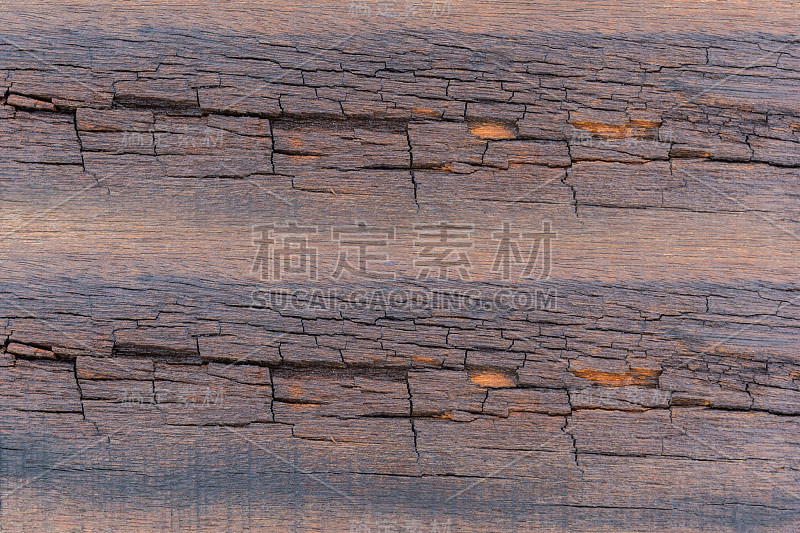木材的裂纹纹理