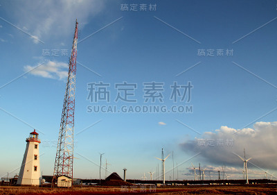 加拿大爱德华王子岛的灯塔