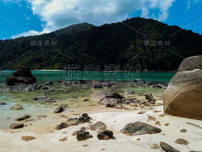 泰国攀雅府素林岛热带海