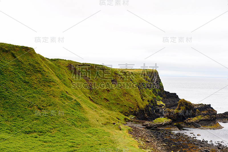 巨人的自然堤道和堤道海岸，由古代火山喷发的结果，联合国教科文组织世界遗产