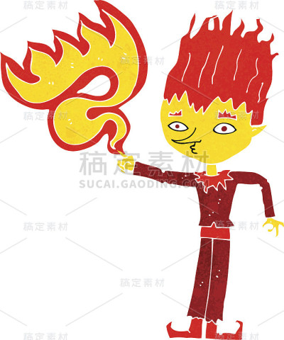 火灵卡通