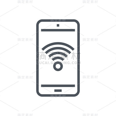 手机，无线图标