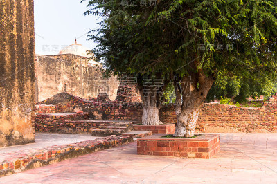 印度北方邦阿格拉区Fatehpur Sikri的建筑。联合国教科文组织世界遗产。