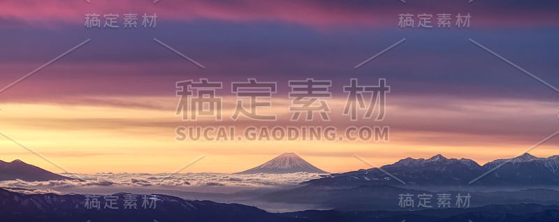 富士山轮廓