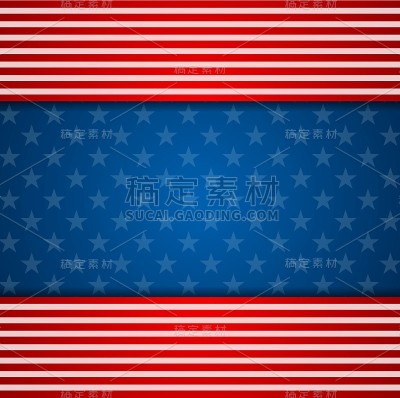 总统日抽象美国国旗颜色的背景