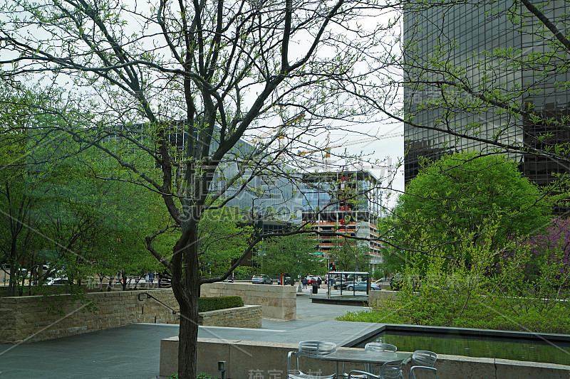 “圣路易斯城市花园”的外部建筑和布局设计