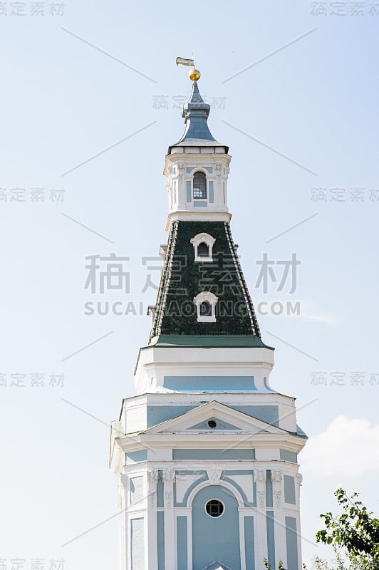 三一Sergius Lavra建筑在Sergiyev Posad，莫斯科区，俄罗斯。