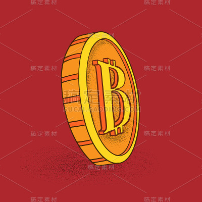 草图图标-比特币标志