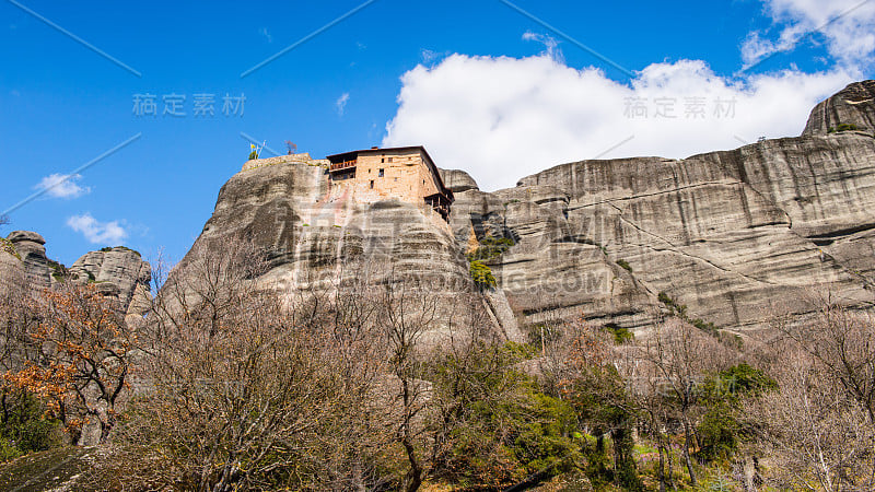 希腊塞萨利市迈特拉山修道院。联合国教科文组织世界遗产