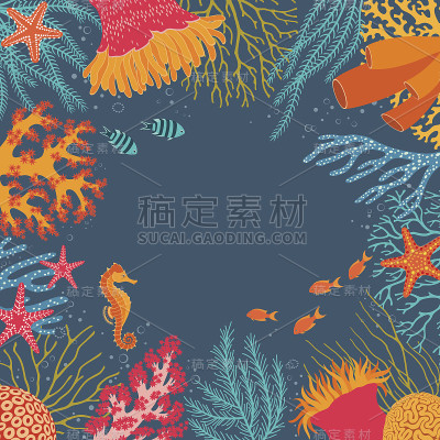 水下的背景