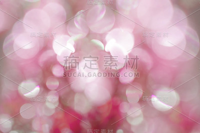 粉红色的焦外成像背景
