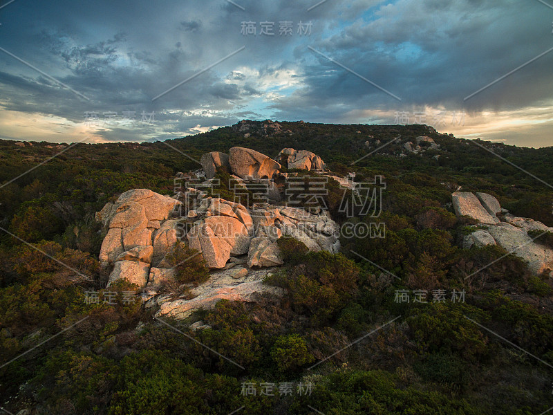 风景优美的撒丁岛景观