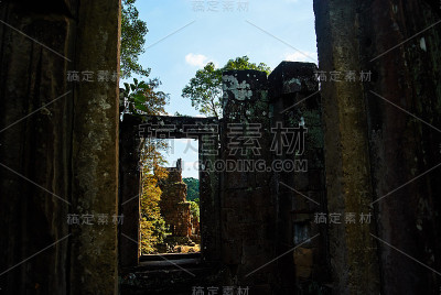 柬埔寨吴哥窟的历史建筑