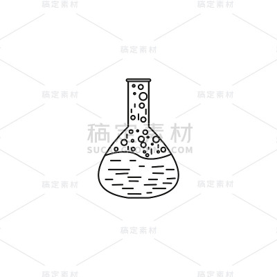 化学瓶图标