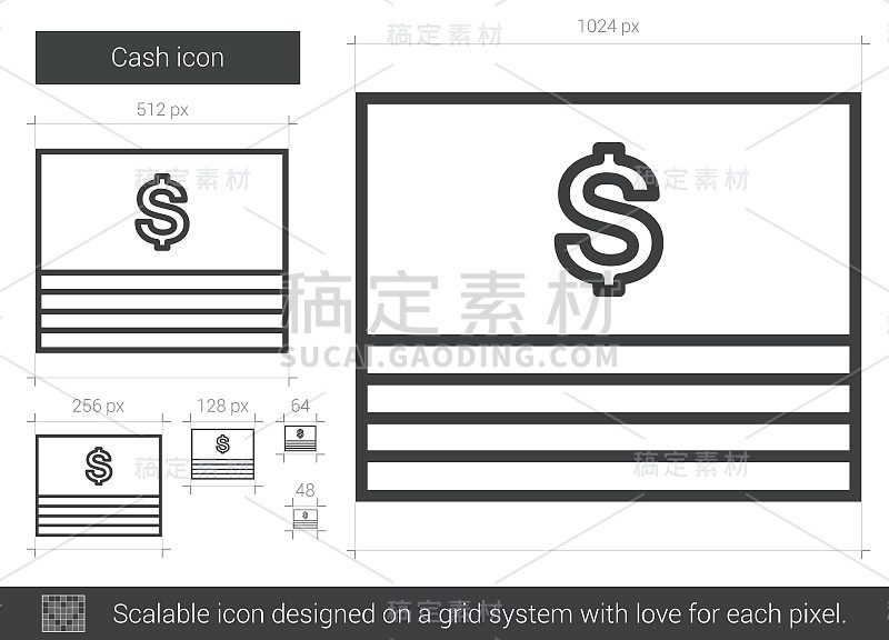 现金行图标