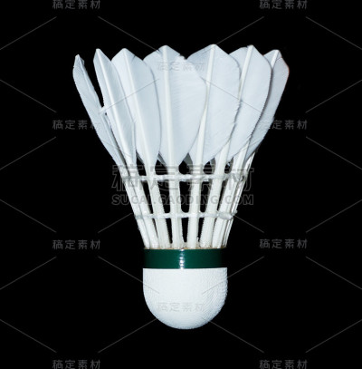 羽毛球为羽毛球孤立