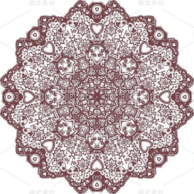 美丽的花边图案贯穿始终