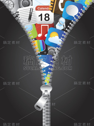 打开图标