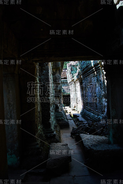 柬埔寨吴哥窟的历史建筑