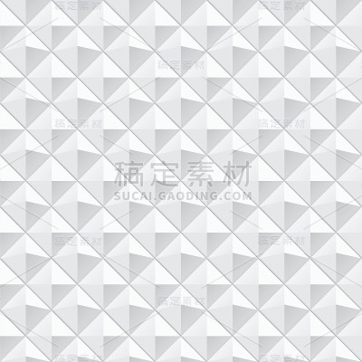 白色几何纹理-无缝背景。