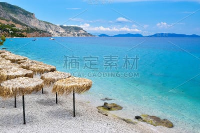 希腊金塔海滩。