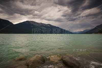 麋鹿湖，北汤普森，加拿大不列颠哥伦比亚省
