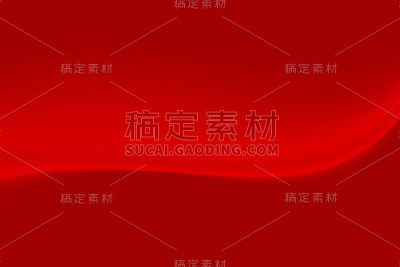 红色抽象平滑动态波模糊空白背景