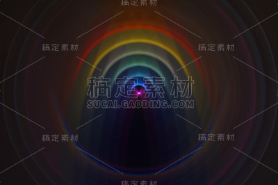 发光的彩虹线背景。概念音乐、迪斯科