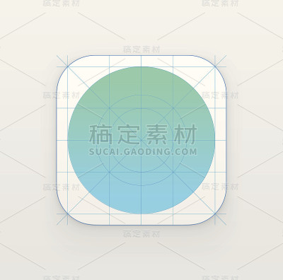 应用图标背景与网格
