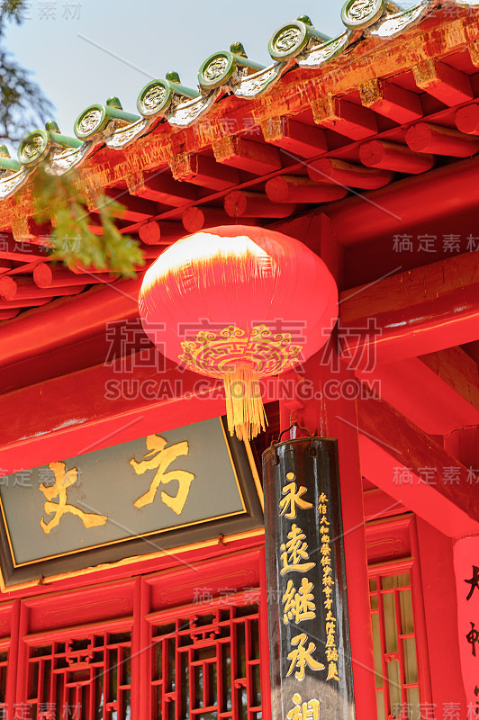 在正宗少林寺(少林寺)的宝塔，一个禅宗佛教寺庙。联合国教科文组织世界遗产