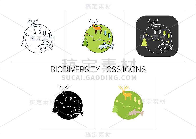 生物多样性图标设置