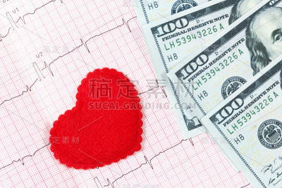 美元和心的象征