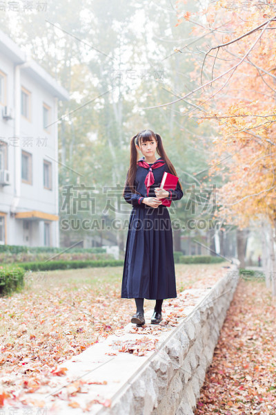 可爱的中国女学生