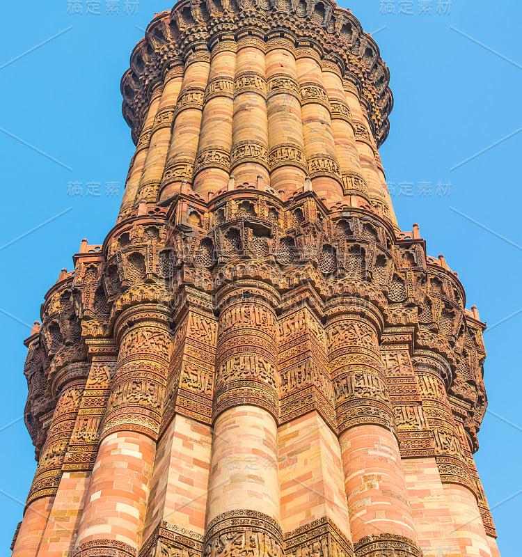 印度德里的Qutub Minar