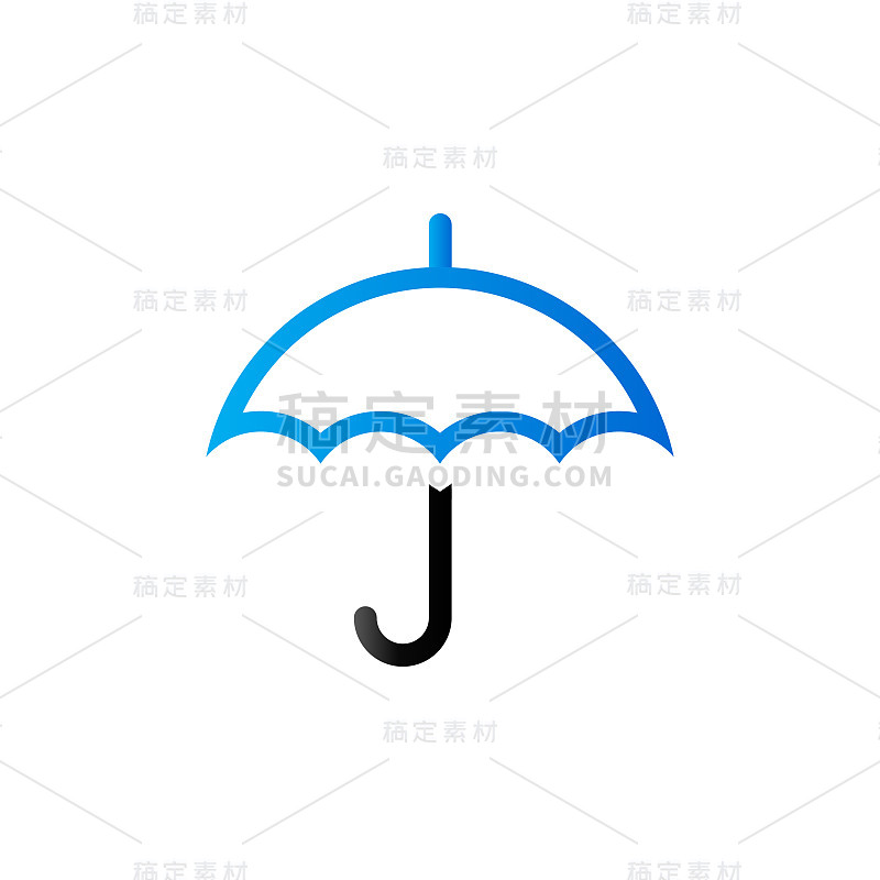 双音图标-伞