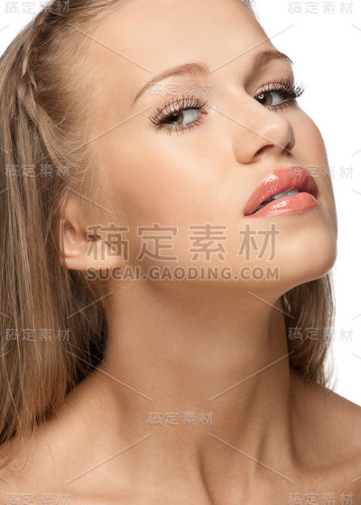 性感年轻女人的肖像