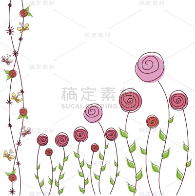 玫瑰花背景