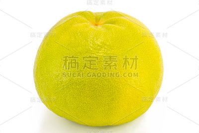 一大片绿色覆盖在白色的背景上