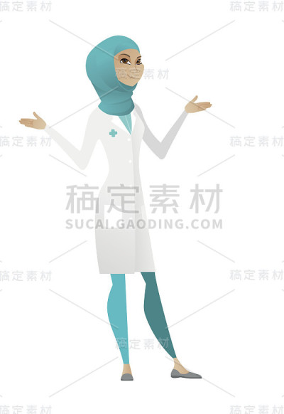穆斯林困惑医生与分散的武器