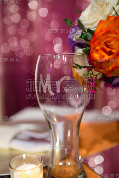 婚宴玻璃细节