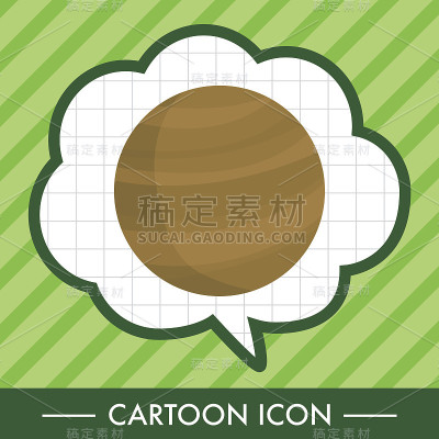 空间行星主题元素向量，eps